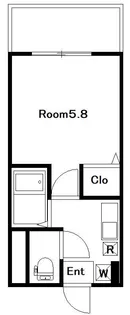 MODERN PALAZZO 水辺の森【5階】の間取り