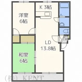 エレガンス47【4階】の間取り