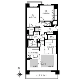 パークホームズ真駒内泉町【1階】の間取り