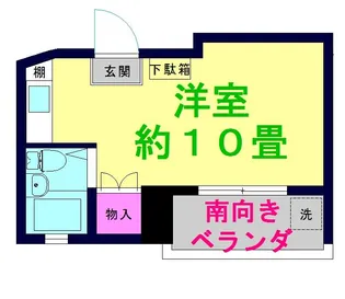 東京都練馬区下石神井4【マンション】の間取り