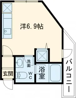 大阪府大東市中垣内2【アパート】の間取り