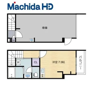 大阪府堺市中区深井中町【一戸建】の間取り