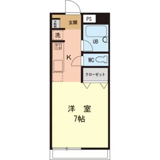 東京都八王子市東中野【アパート】の間取り