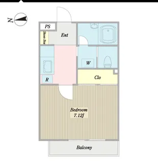 クレールヴィラ【1階】の間取り