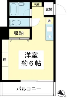 チャコウル(炭)浦安【1階】の間取り