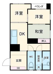 塩田ビル 2【2階】の間取り