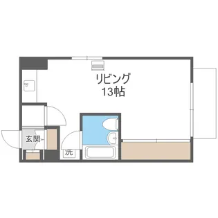 北海道札幌市中央区南十条西8【マンション】の間取り