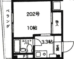 グリーンハウス小松原【2階】の間取り