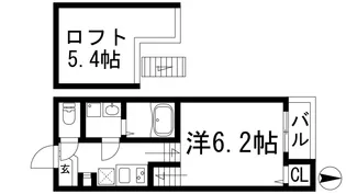 Imperial Residence八王寺【1階】の間取り