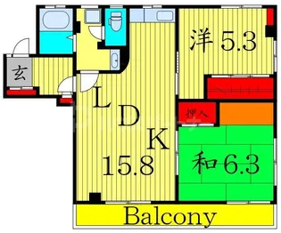 佐藤マンション【3階】の間取り