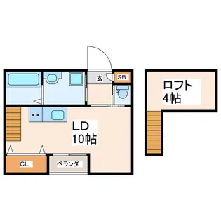 GLAD OHMURA【1階】の間取り