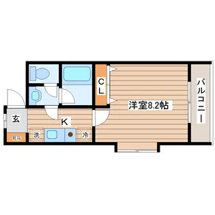 パークシティ富沢【3階】の間取り