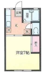 ベルメゾン大野【2階】の間取り