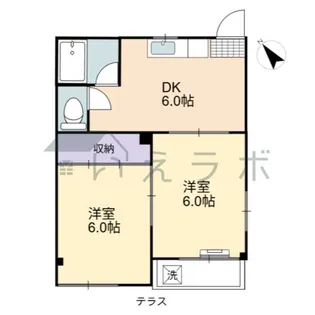 ハウル【3階】の間取り