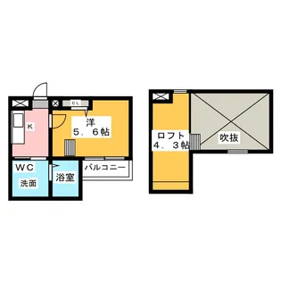フォルトゥナ【2階】の間取り