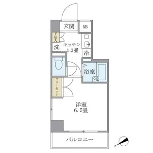 神奈川県横浜市中区万代町3【マンション】の間取り