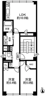 サクセス蒲田【3階】の間取り
