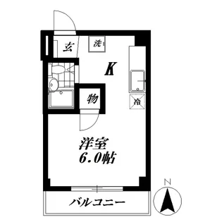 ヴィンテージ練馬【3階】の間取り