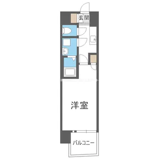 1Kの間取り画像