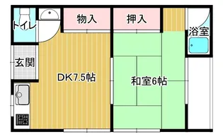 森島荘【1階】の間取り