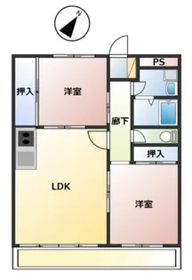 埼玉県川口市東川口6【マンション】の間取り
