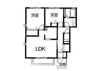 リヴェール【1階】の間取り