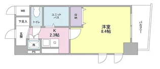 クラッセ溝の口【5階】の間取り