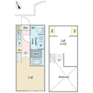 DimoraKikunakohoku【1階】の間取り