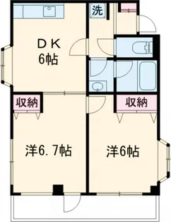 アーバンライフ・ユギ【2階】の間取り