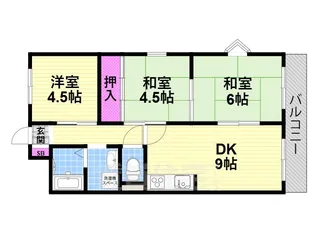 アメニティK&Sパート1【5階】の間取り