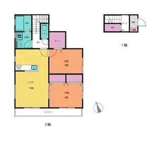 神奈川県横浜市中区本郷町3【アパート】の間取り