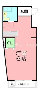 フレクション海老名国分【4階】の間取り