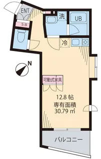 サニーサイドヒル【2階】の間取り