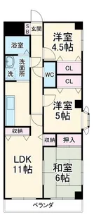 五光ビル【4階】の間取り