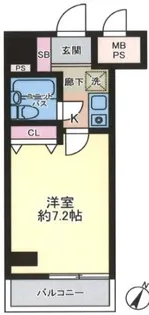 1Kの間取り画像