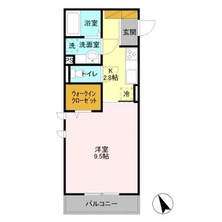 ジュウィール【3階】の間取り