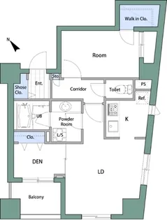東京都中央区新川2【マンション】の間取り