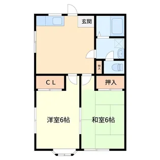 コーポHIRO【1階】の間取り