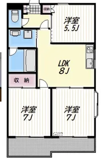 HAMILTON(ハミルトン)【1階】の間取り