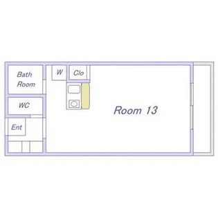 サンタクロスA【1階】の間取り