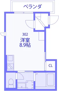 埼玉県さいたま市中央区下落合5【アパート】の間取り