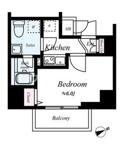 プレセダンヒルズ北千住II【3階】の間取り