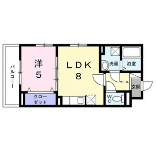 兵庫県尼崎市神田南通5【アパート】の間取り