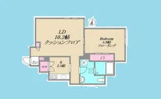 グロウ大森東【1階】の間取り