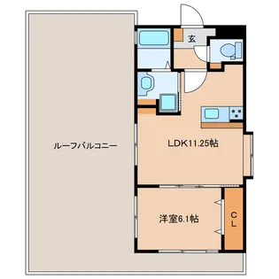 フリーデン【4階】の間取り