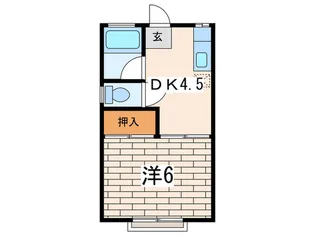 古谷アパート【2階】の間取り
