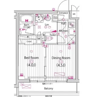 ガーラ練馬グランドステージ【1階】の間取り