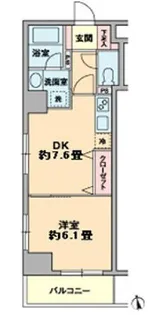 東京都中央区入船3【マンション】の間取り