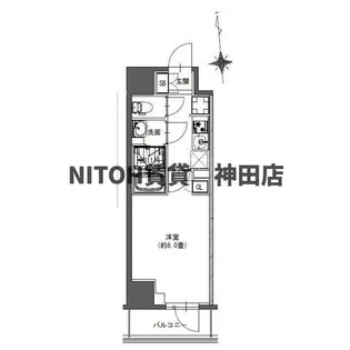 La Douceur東神田【10階】の間取り