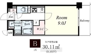 レジデンス南桜塚【2階】の間取り